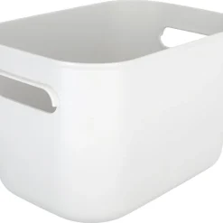 Serenity förvaringslåda i plast utan lock, vit