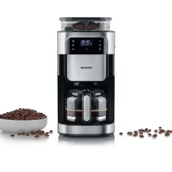 Severin kaffebryggare kvarn och timer 10 koppar, KA 4813