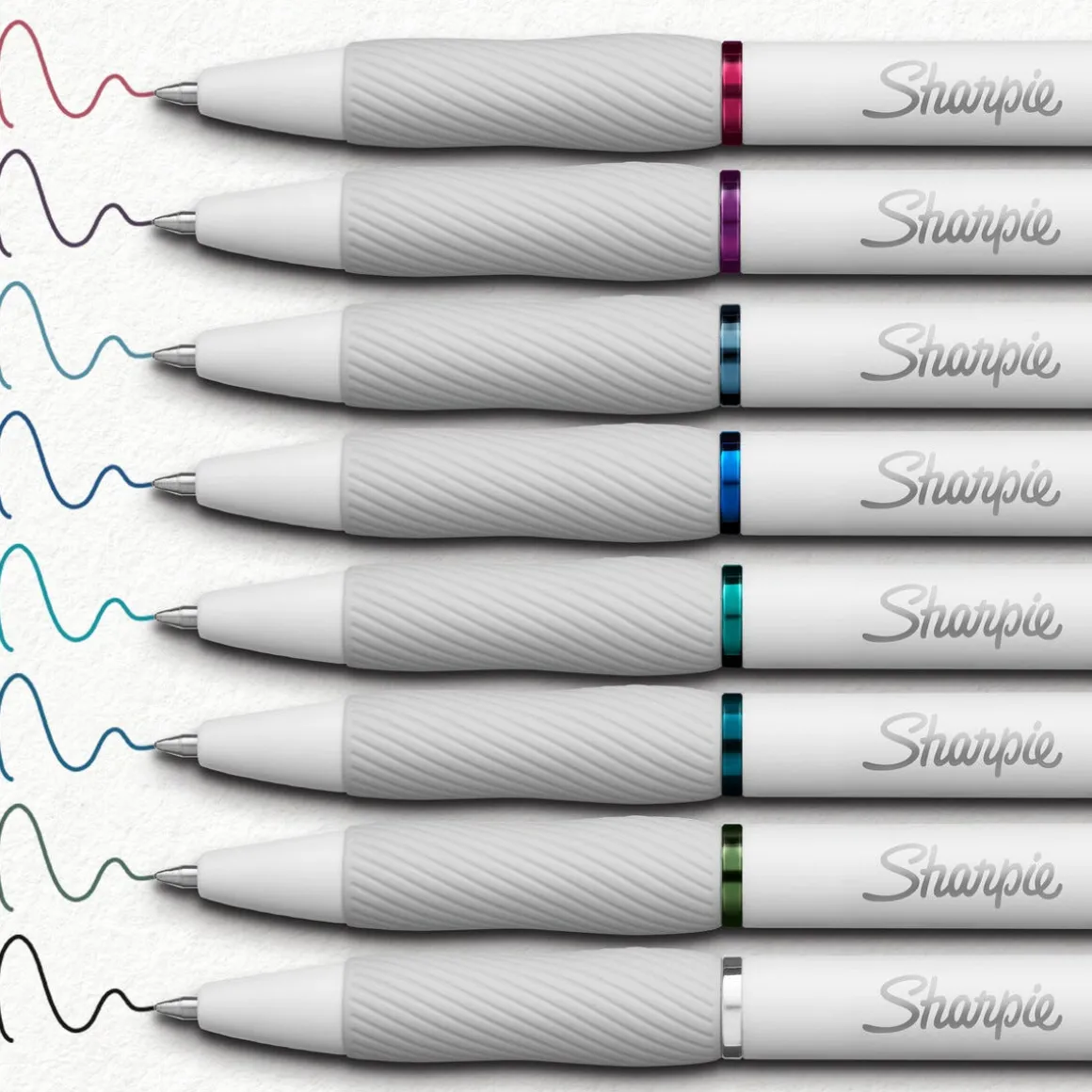 Sharpie S-Gel gelpenna 0,7 mm, blandade färger, 8-pack