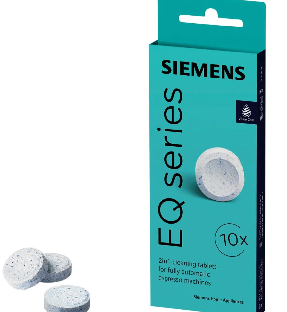 Siemens TZ80001B rengöringstablett kaffemaskin, 10-pack
