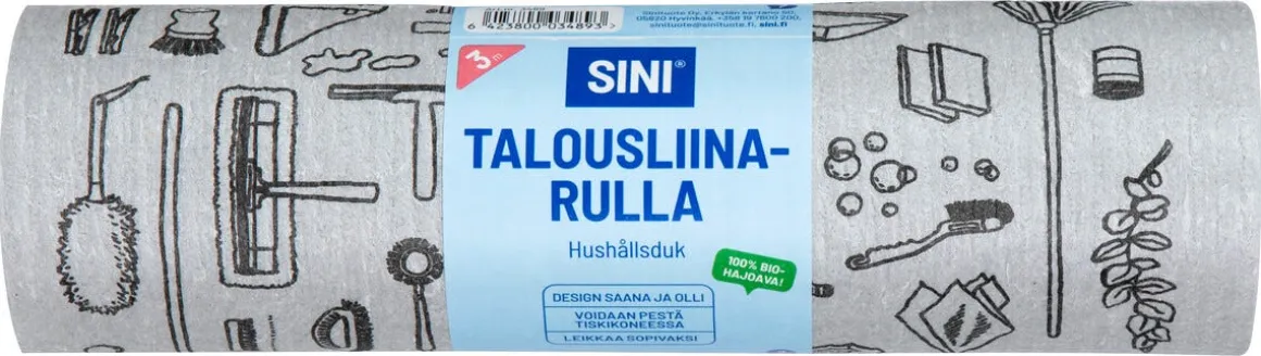 Sini disktrasa 3 m, klippbar rengöringsduk