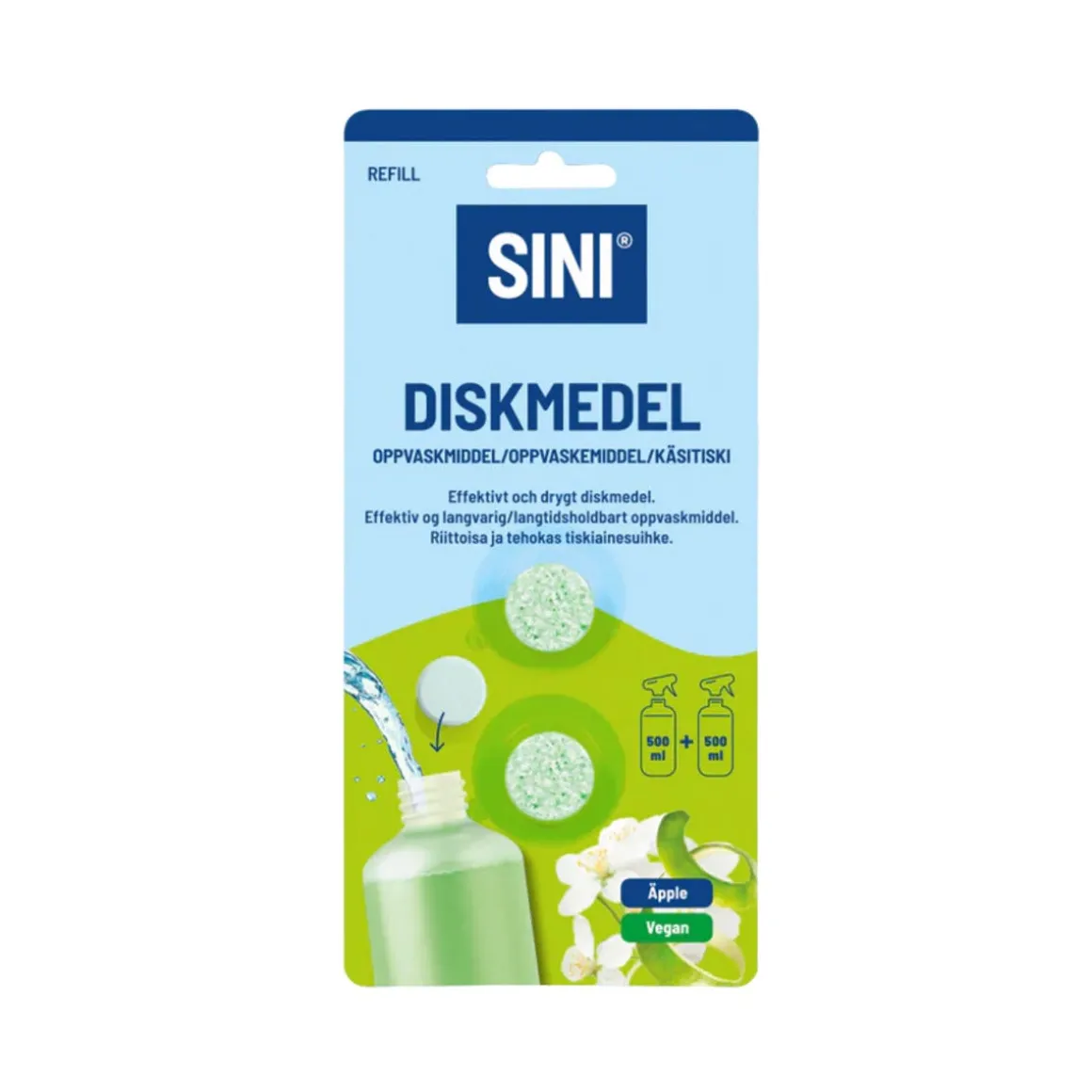Sini refill för disk, 2-pack