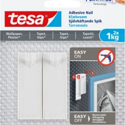 Självhäftande spikar Tesa, 2-pack