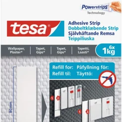 Självhäftande remsor tapet och gips, Tesa