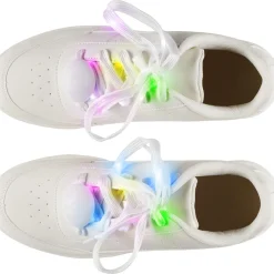 Skosnören med blinkande LED, 2-pack