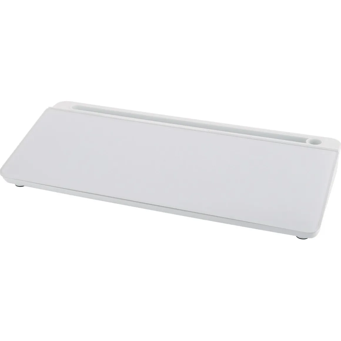 Skrivbordsställ med whiteboard i glas, 40 cm