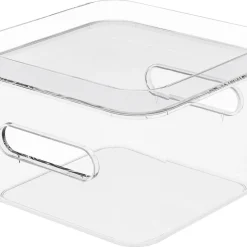 SmartStore Compact Square förvaringslåda plast, genomskinlig