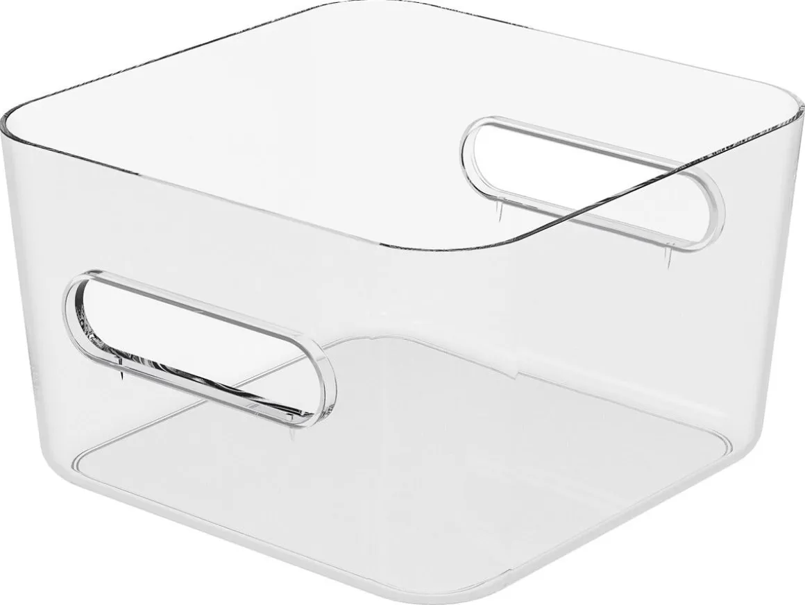 SmartStore Compact Square förvaringslåda plast, genomskinlig