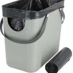 Soppåsar med knytband 25 l, 15-pack