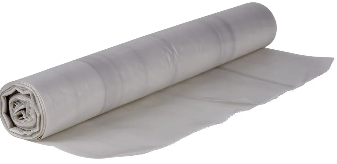 Sopsäckar transparenta 160 liter, 10-pack