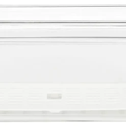 Stapelbar kylskåpsförvaring med låda, transparent