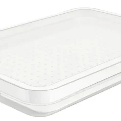Stapelbar matförvaring i plast med lock
