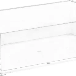 Stapelbar organizer, låda i klar plast