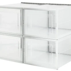 Stapelbar skolåda med dörr, 4-pack
