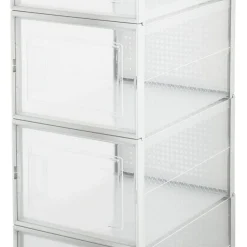Stapelbar skolåda med dörr, 4-pack