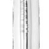Stor sifferballong silver 82 cm, 0-9, 1-pack