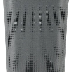 Stor tvättkorg med lock och handtag, 50 l
