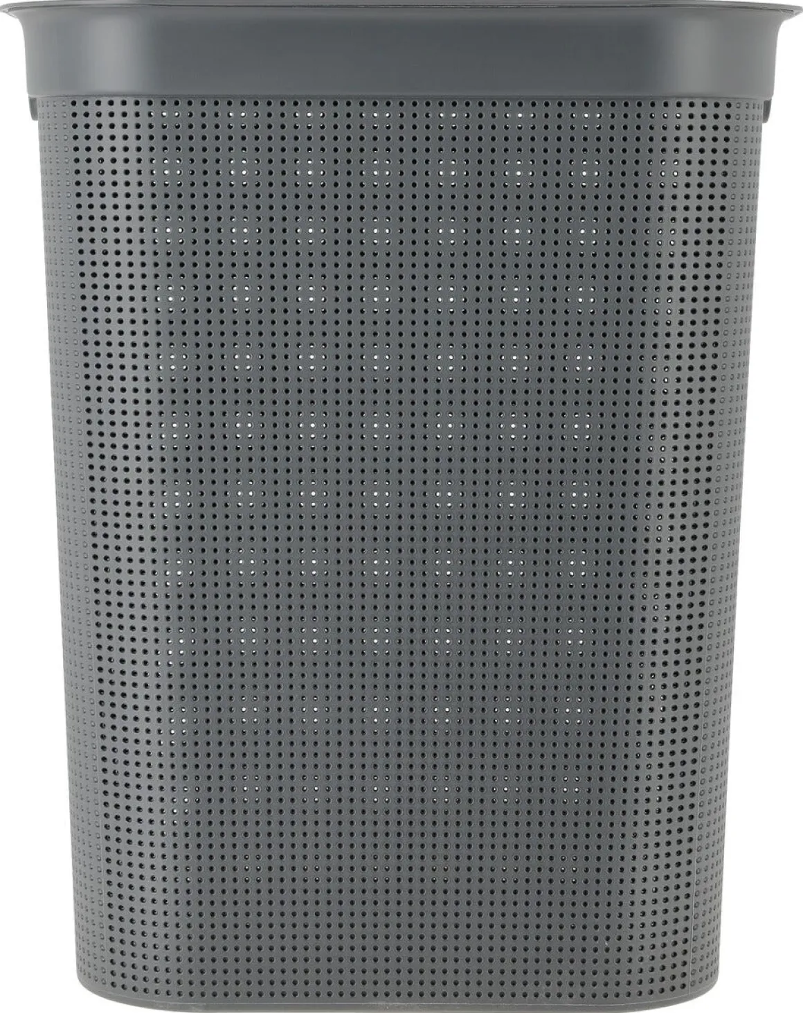 Stor tvättkorg med lock och handtag, 50 l
