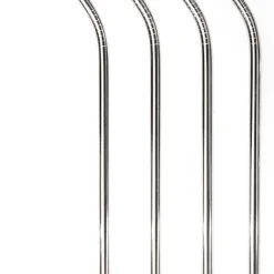 Sugrör i metall, 4-pack
