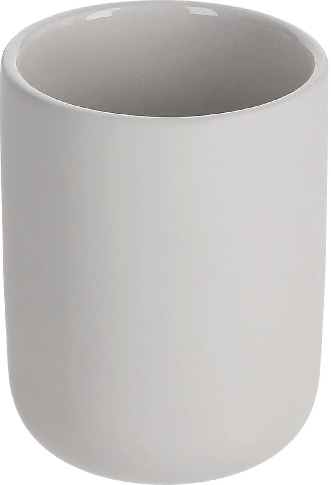 Tandborstmugg i stengods, beige