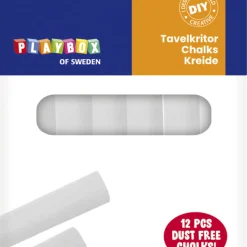 Tavelkritor vita, 12-pack