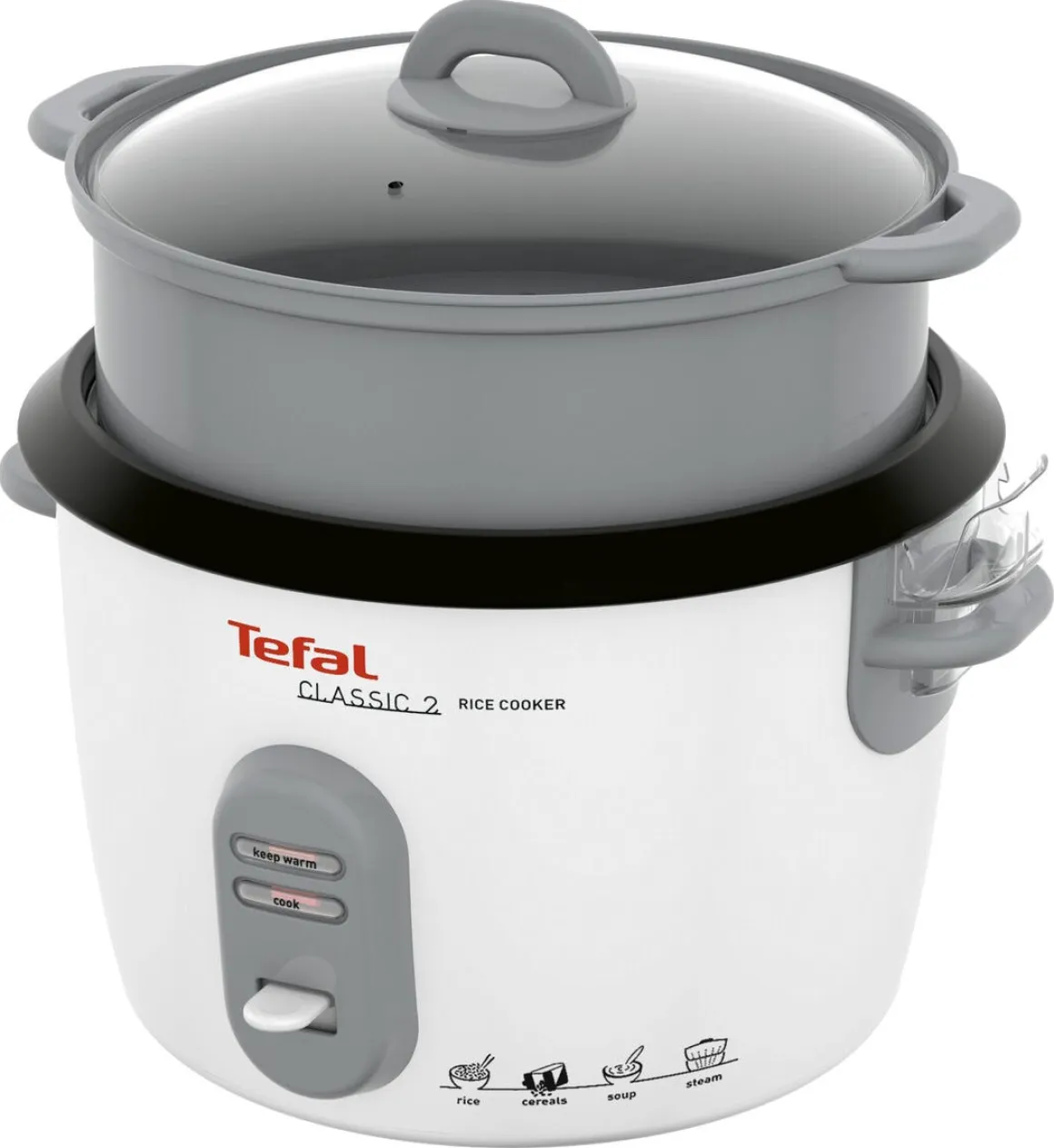 Tefal liten riskokare 1,8 liter, vit RK101115