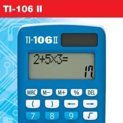 Texas Instruments TI-106 II Solar enkel miniräknare