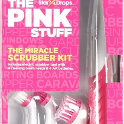 The Pink Stuff Miracle Scrubber Kit borste, batteri
