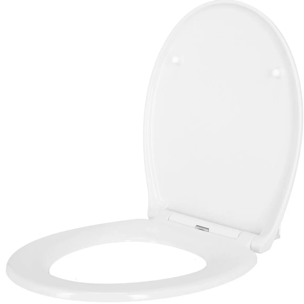 Toalettsits mjukstängande vit, duroplast