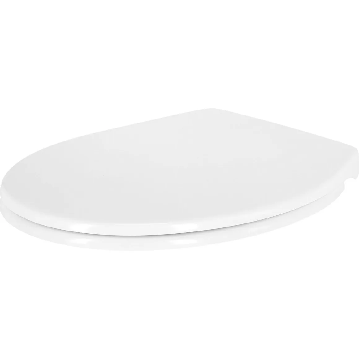 Toalettsits mjukstängande vit, duroplast