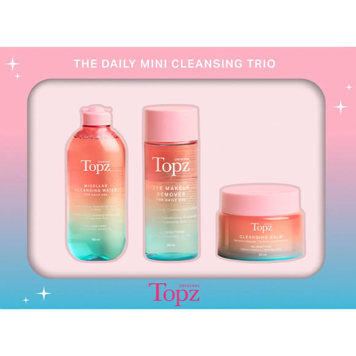 Topz Daily Mini Cleansing Trio rengöringskit mini