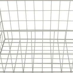 Trådkorg beige metall
