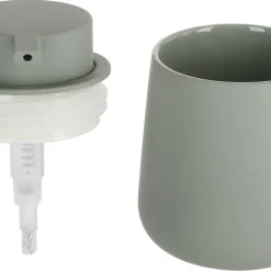 Tvålpump i stengods, grön