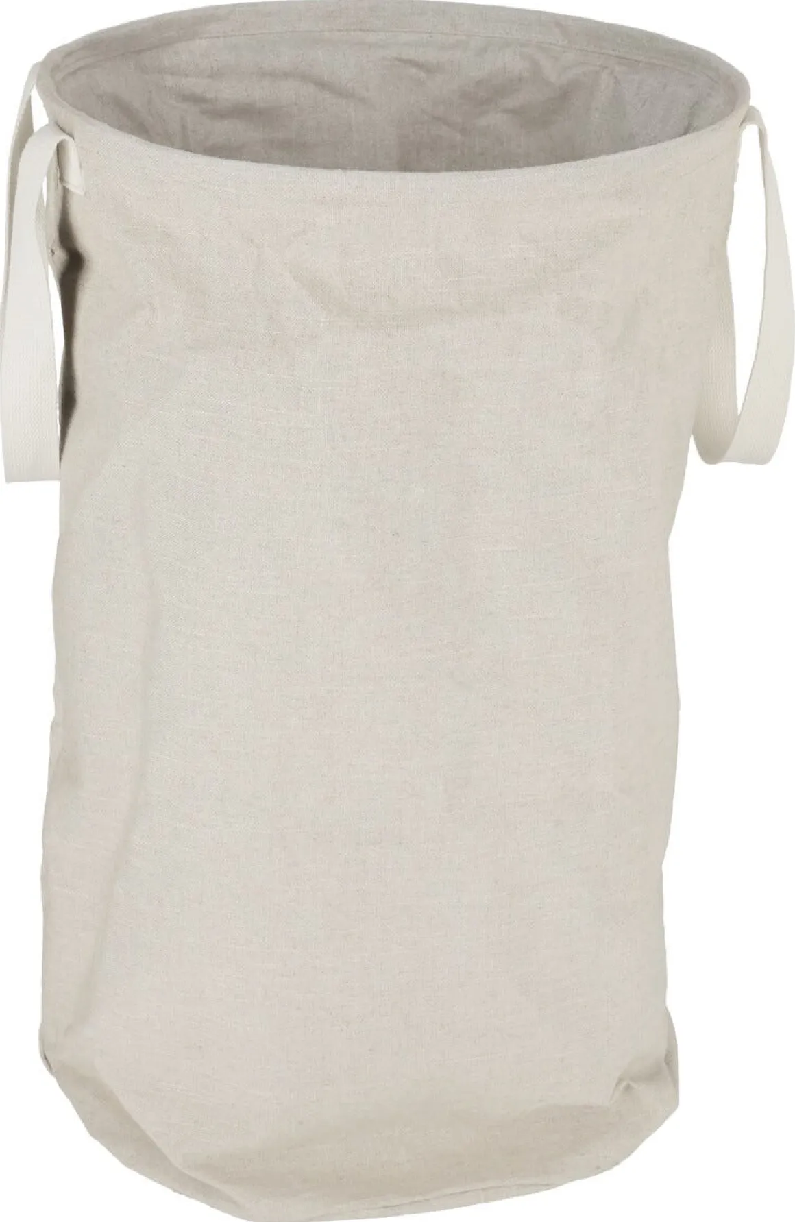 Tvättkorg basic i tyg, beige