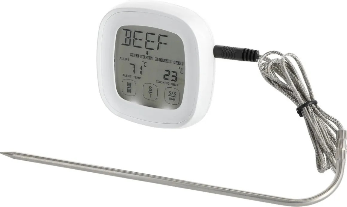 Ugnstermometer digital med touch-display och timer