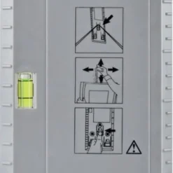 Upphängningsverktyg för tavlor, med 2 vattenpass
