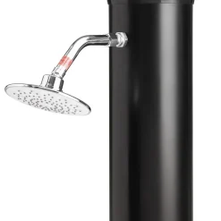 Utedusch soluppvärmd med fotdusch, 35 liter