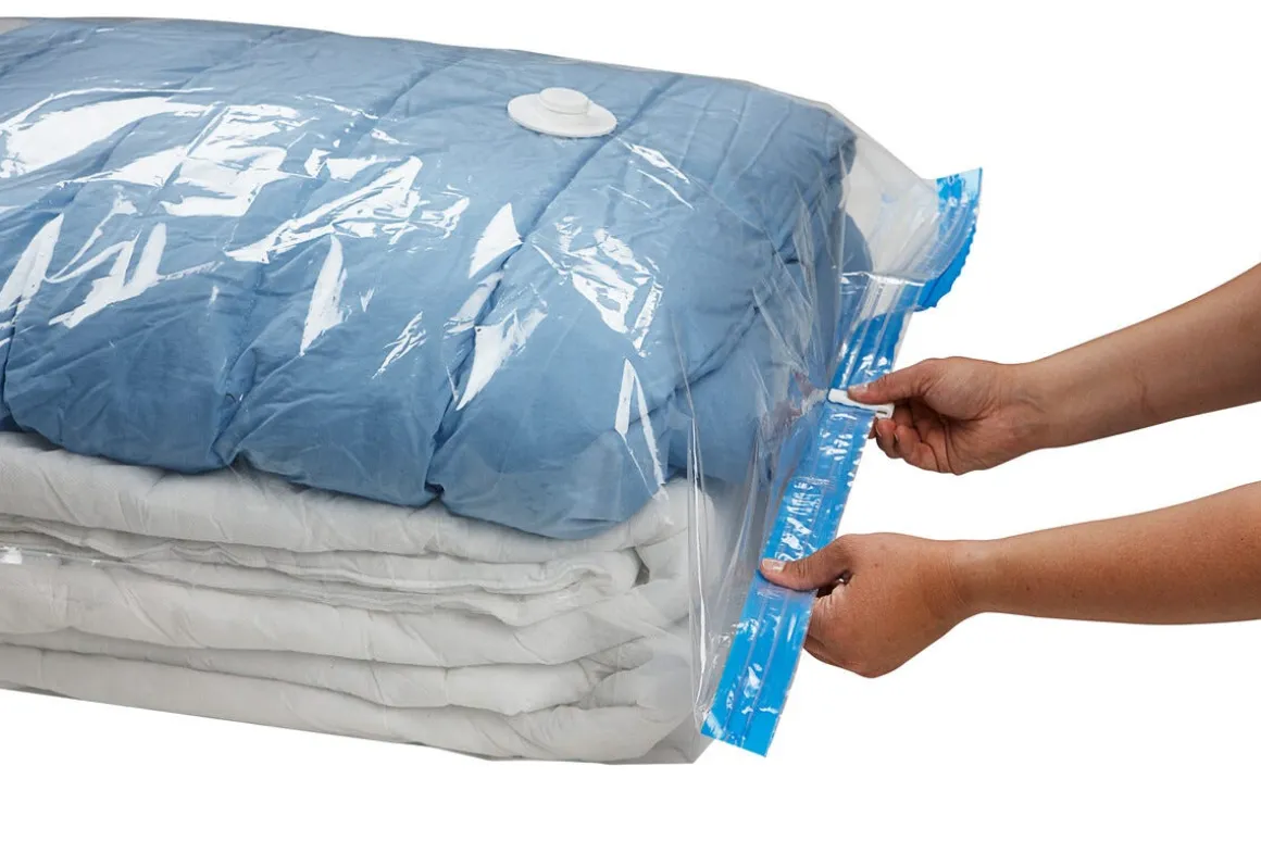 Vakuumpåsar för kläder, 2-pack