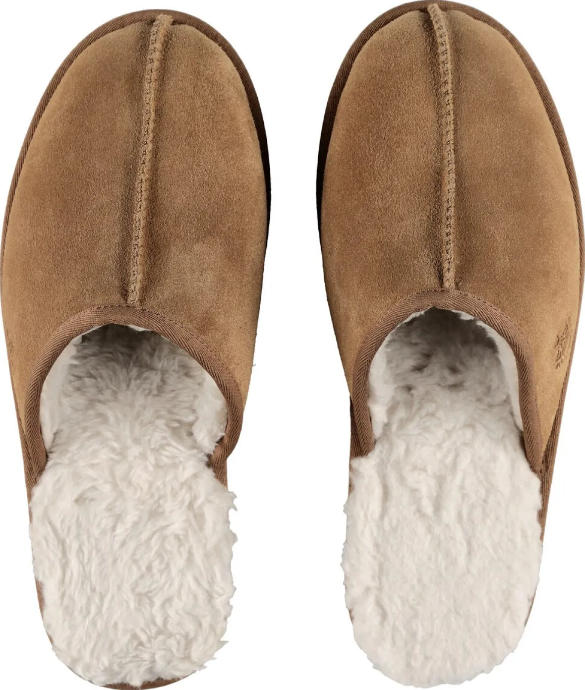 Varma innetofflor mocka herr, beige