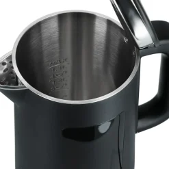 Vattenkokare med temperaturinställning svart 1,5 l