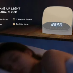 Wake-Up Light väckarklocka med ljud och ljus