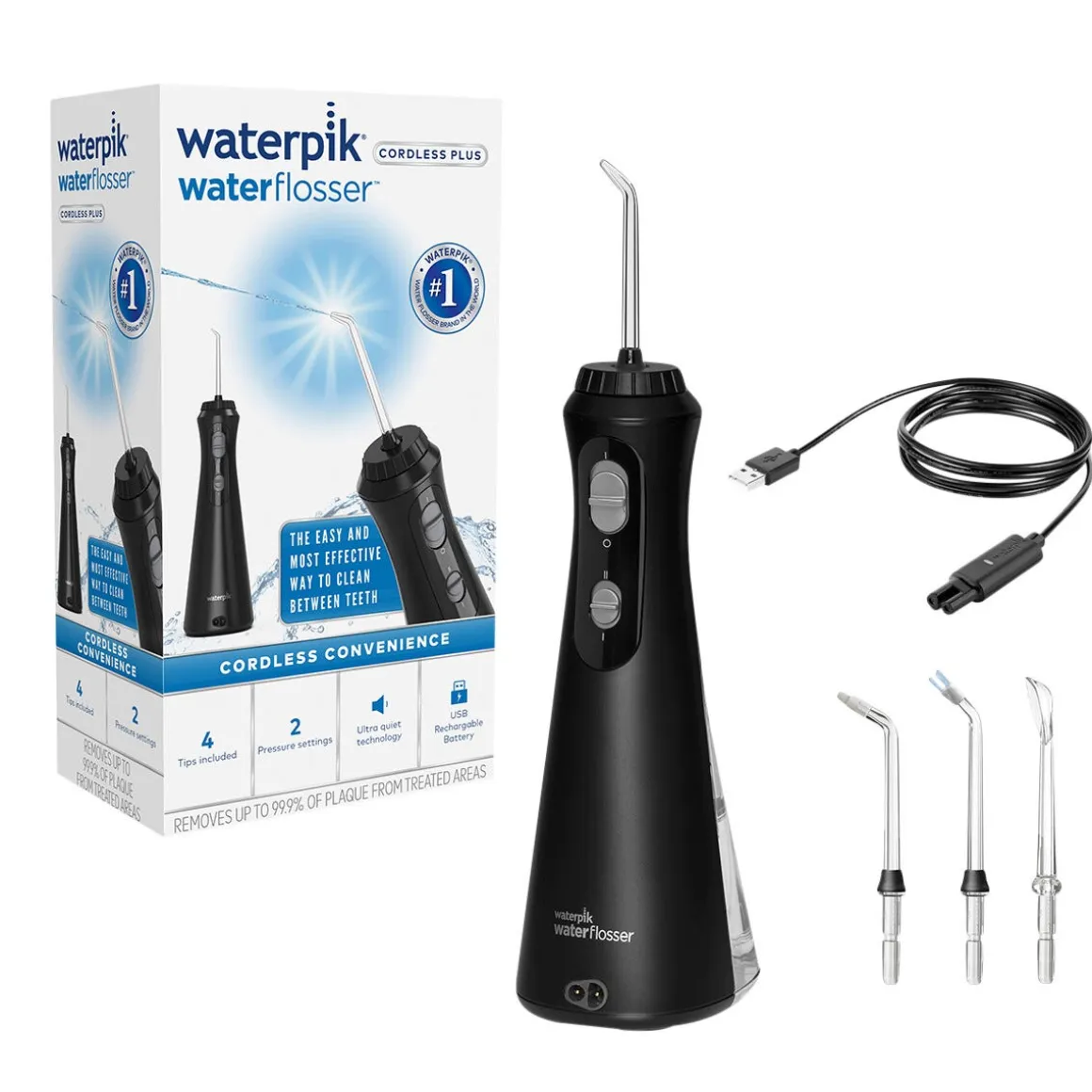 Waterpik mundusch WP-492EU, svart