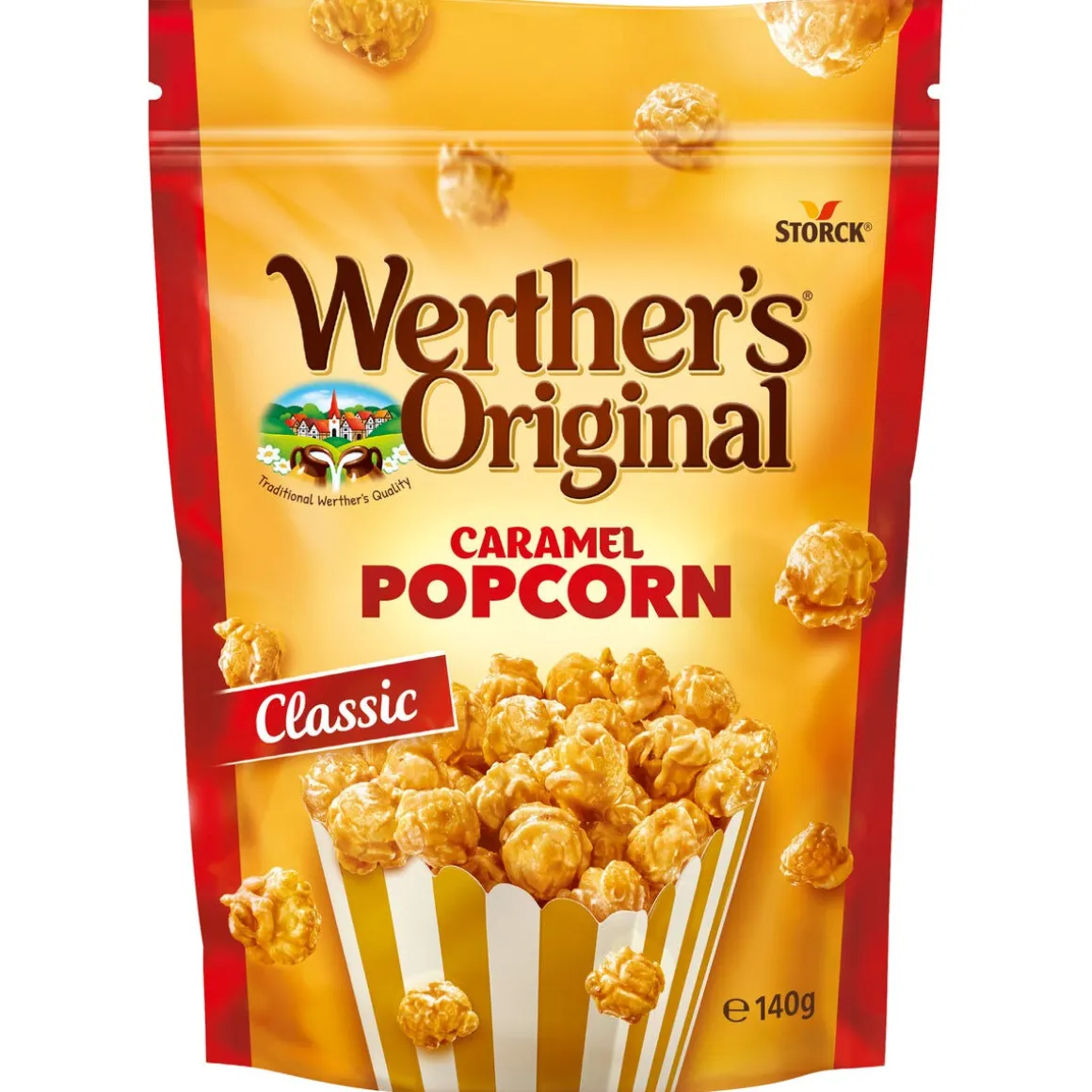 Werthers Original Caramel Popcorn Classic, 140 g