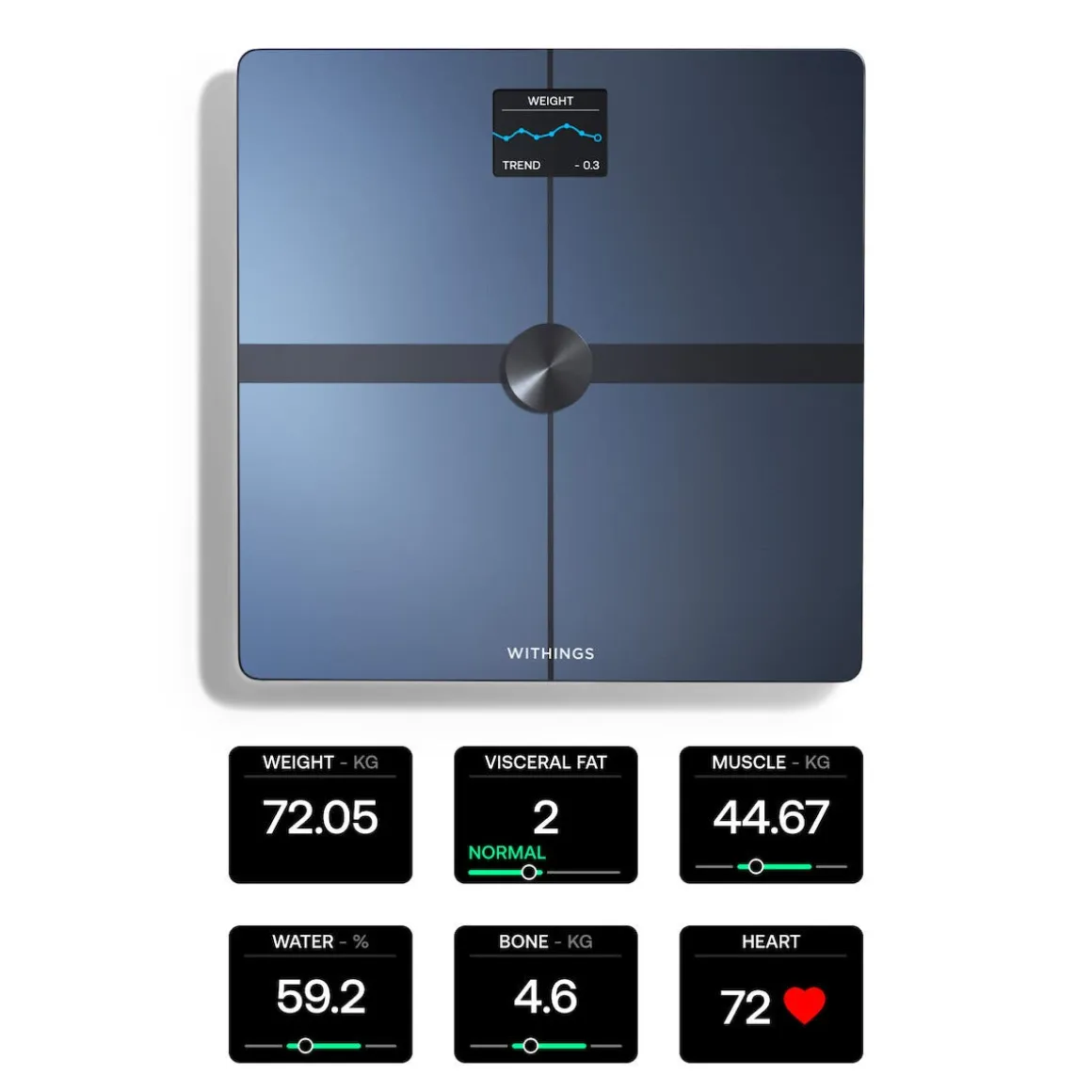 Withings Body Smart badrumsvåg med kroppsanalys, WiFi