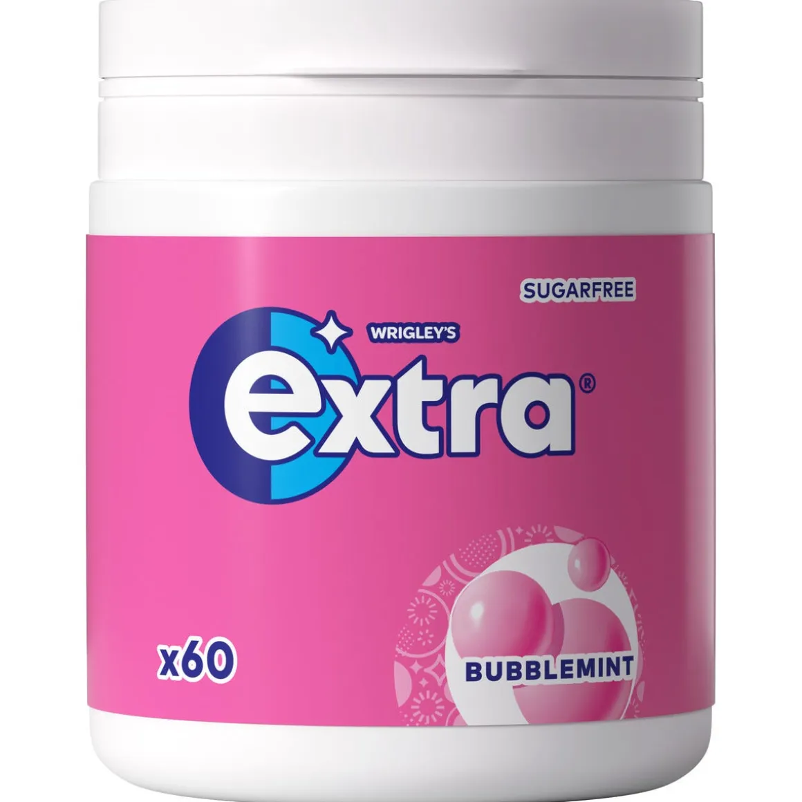 Wrigley’s Extra tuggummi i burk, 60-pack